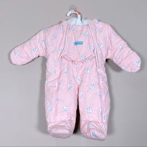 Vintage Pink Floral Kids Jacket